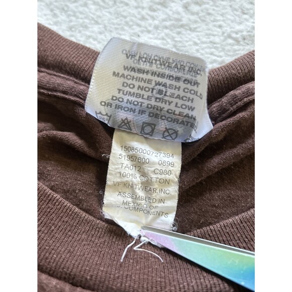 Vintage Y2K Cleveland Brown Pixel Helmet Graphic T-shirt Size Medium - Picture 5 of 8